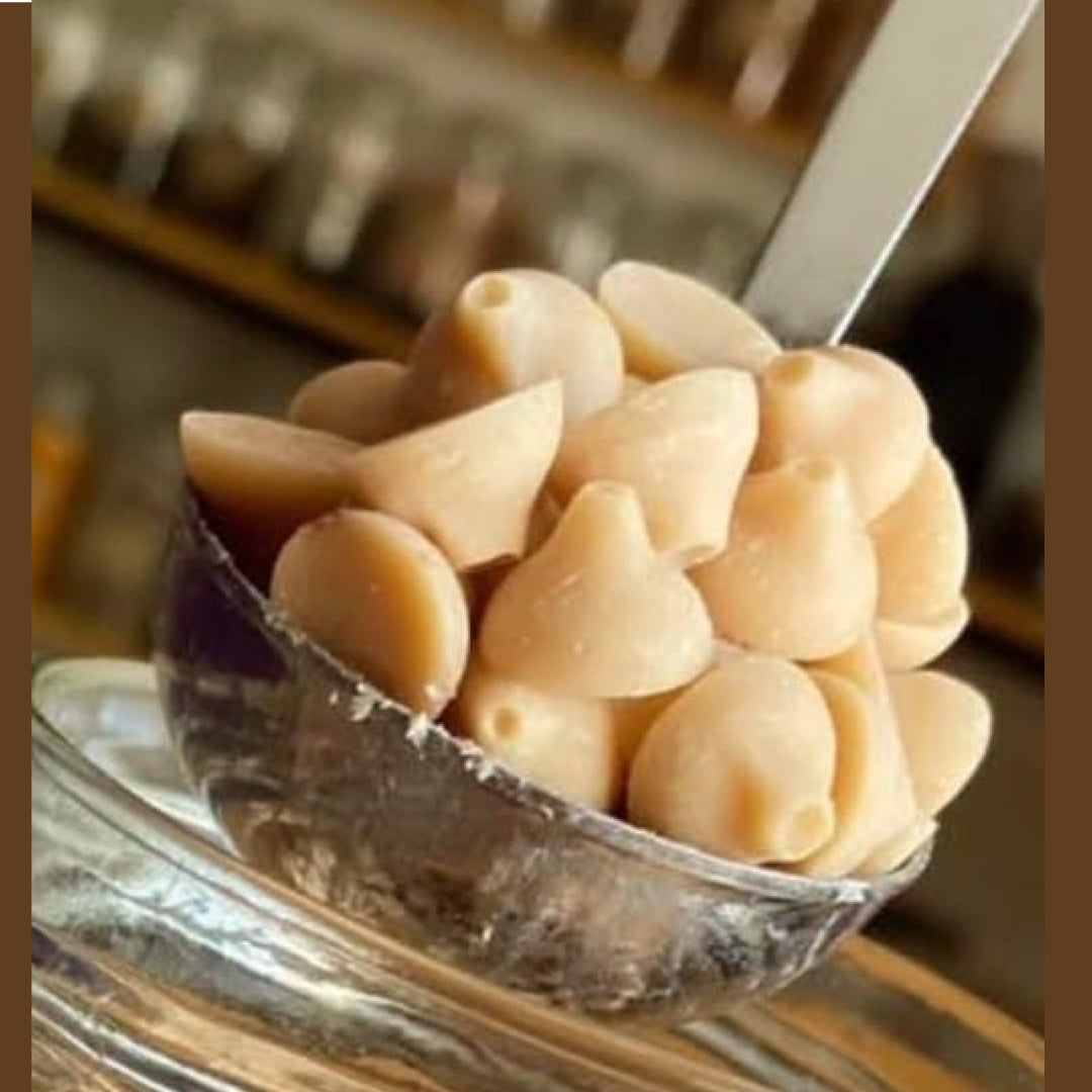 Chips de chocolate blanco vegano con estevia (Leche de almendras)