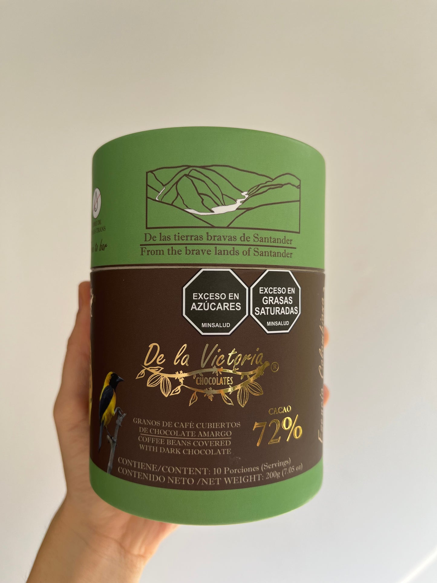 Granos de café con chocolate 72% cacao (200g) | Intensos