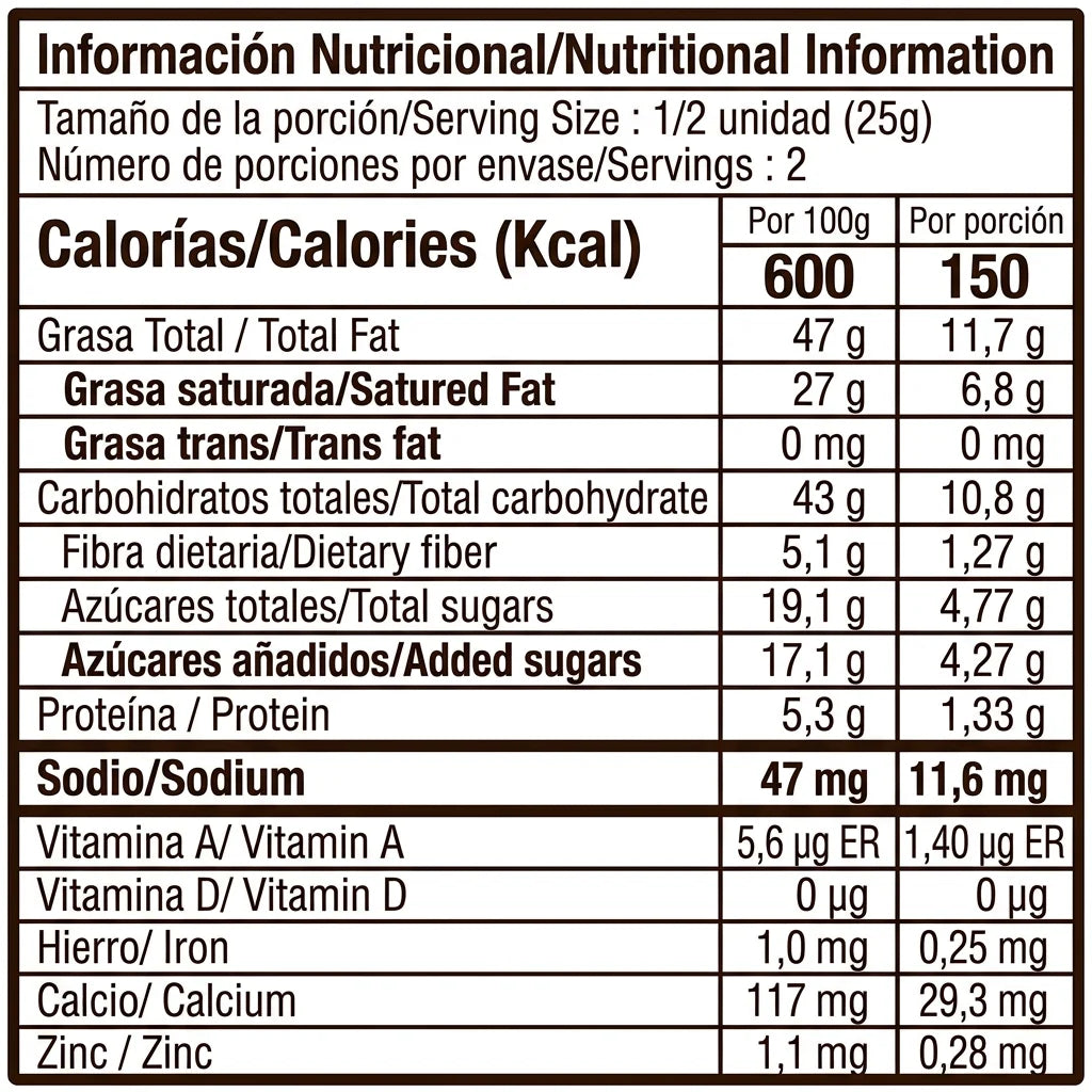 Barra 55% cacao vegana (50g) | con panela y bebida de almendras