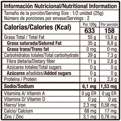Barra 80% cacao con estevia (50g) | Dulzor sin azúcar añadida