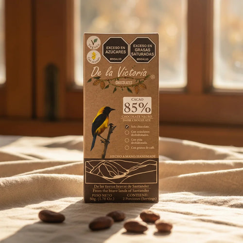 Barra 85% cacao con panela (50g) | Más intensa, más carácter