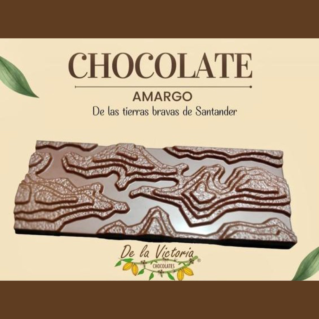 Barras de chocolate 70% cacao.