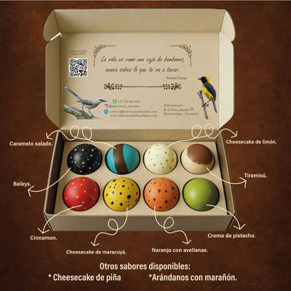 Caja de bombones AUTÉNTICA - De la Victoria chocolates