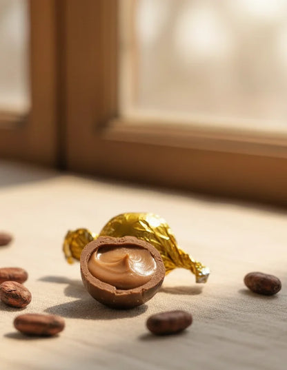 Burbujas de chocolate rellenas.