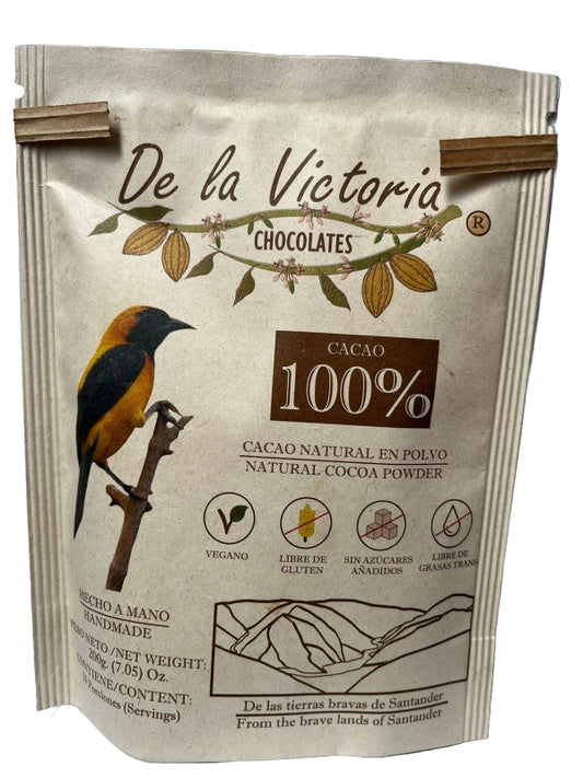 Cacao natural en polvo 100% cacao.