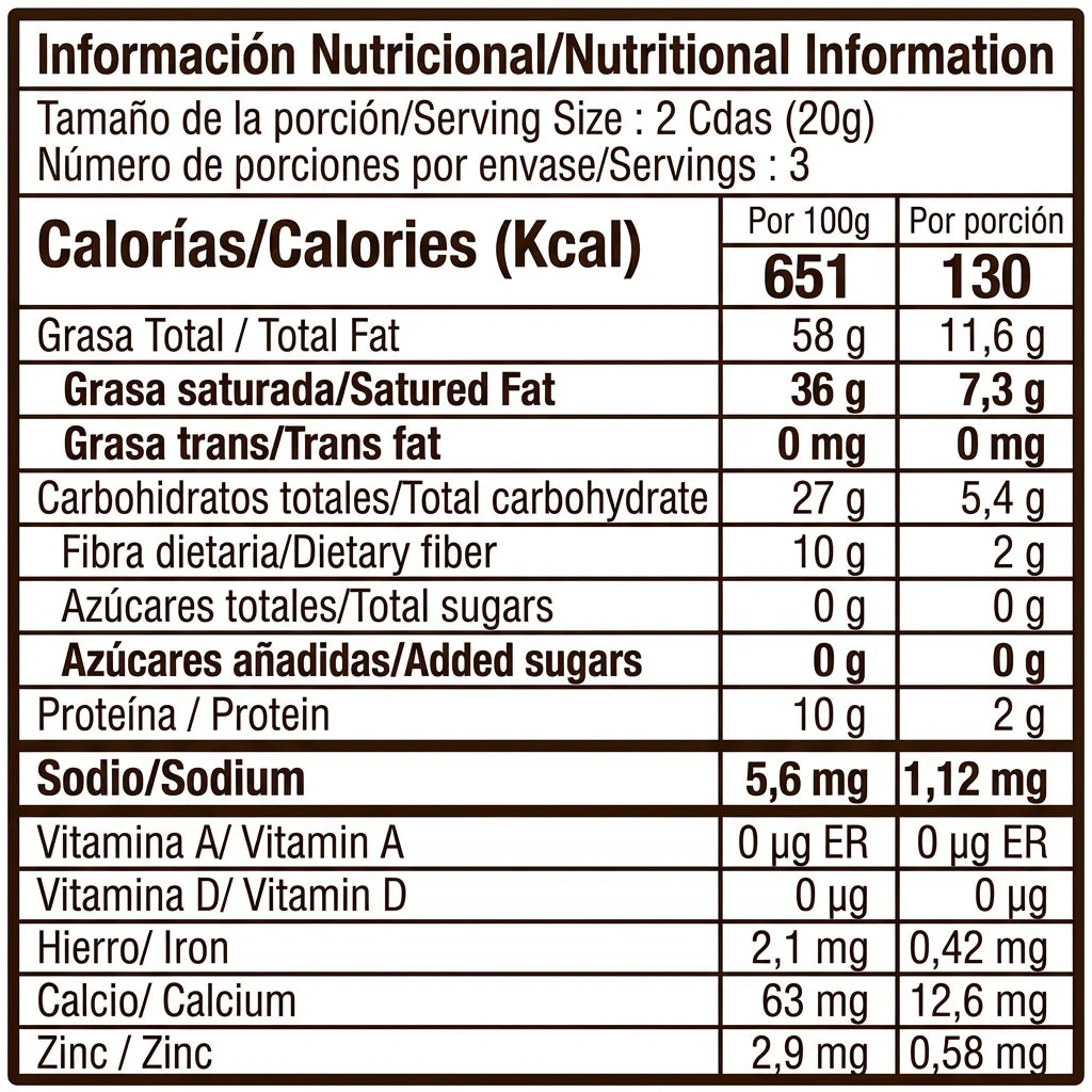 Chips chocolate 80% cacao con Estevia (60g) | Dulzor sin azúcar añadida