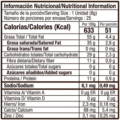 Chocolate de taza 100% cacao (200g) | Intenso y sin azúcar