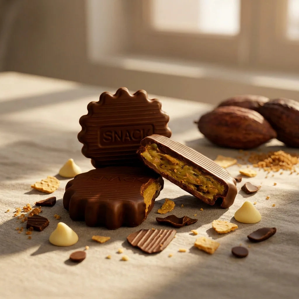 Delicia Crunch | Barra crocante de chocolate 72% cacao