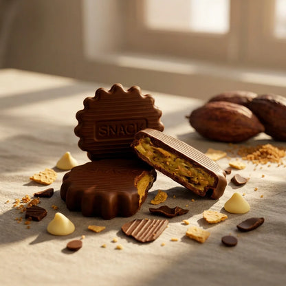 Delicia Crunch | Barra crocante de chocolate 72% cacao