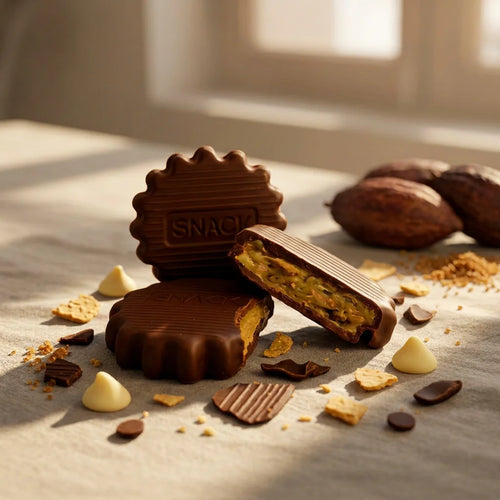 Delicia Crunch | Barra crocante de chocolate 72% cacao