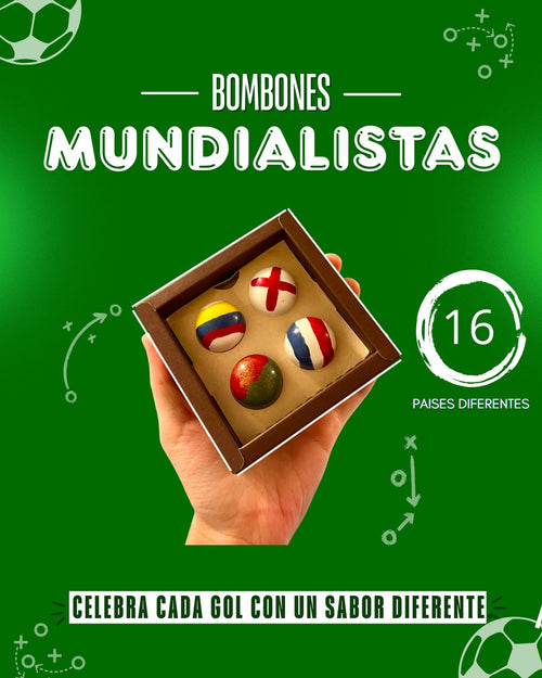 Bombones mundialistas x4