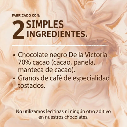Grageas de granos de café cubiertos con chocolate 72% cacao (60g) |