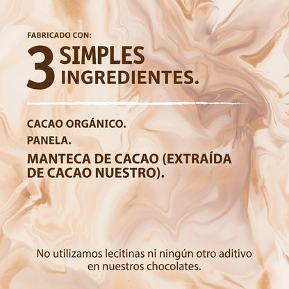 Chips chocolate 85% cacao (60g) | Con panela, para picar y hacer recetas