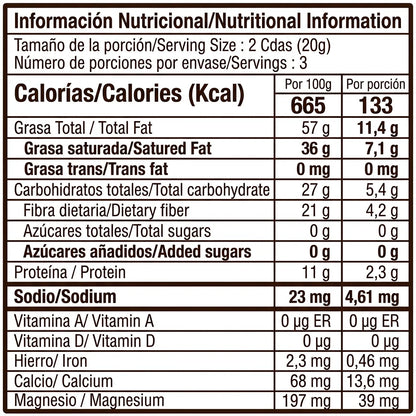 Nibs de cacao 100% (60g) | Crujientes y sin azúcar