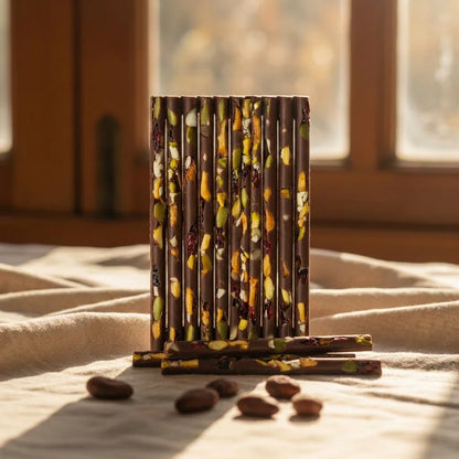 Palito salvaje xUn | Chocolate 72% cacao con frutos secos