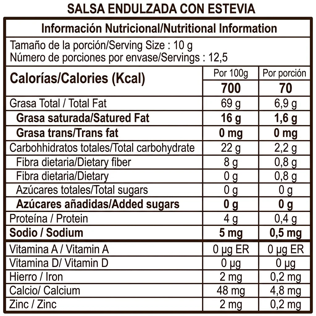 Salsa de chocolate amargo y avellanas (125g) | Para postres y antojos