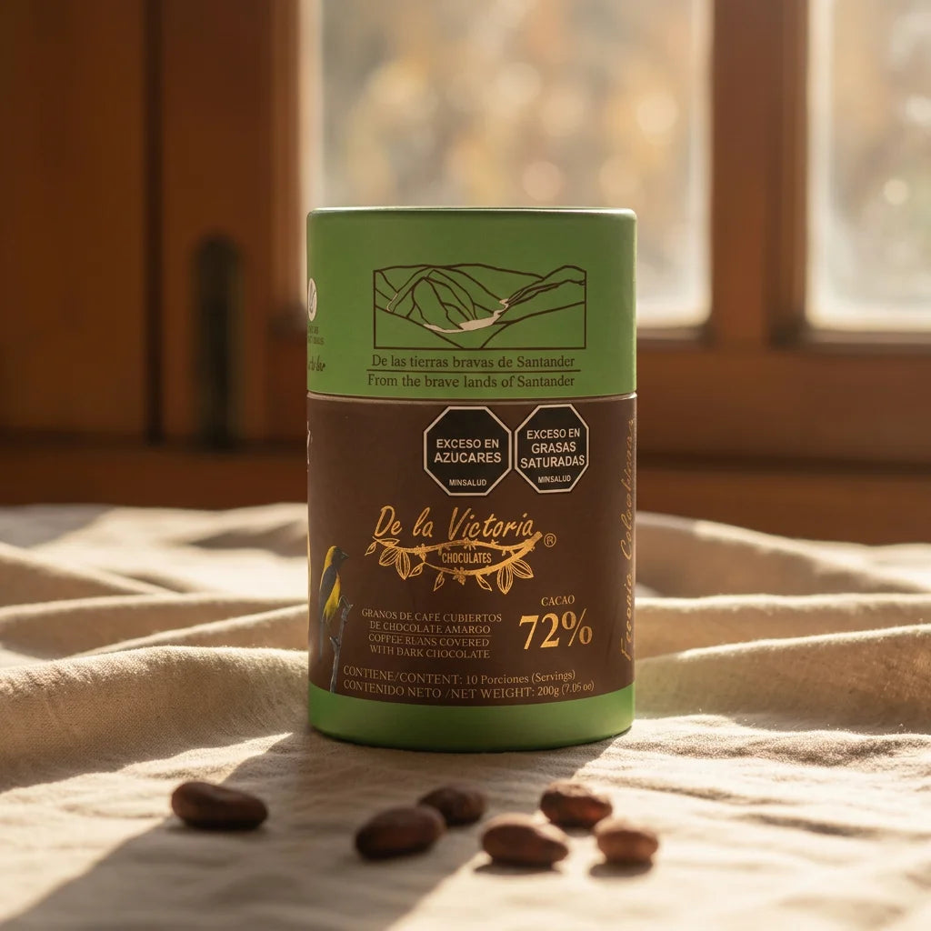 Granos de café con chocolate 72% cacao (200g) | Intensos