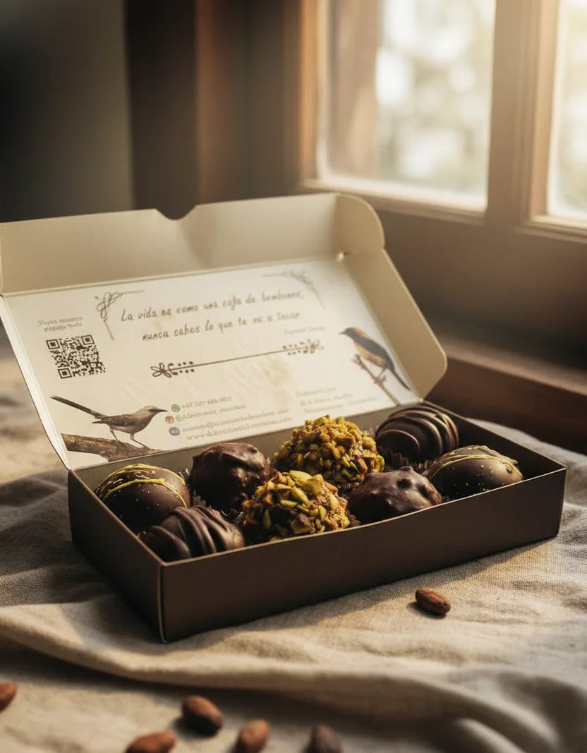 Trufas de chocolate premium | Caja de 8 unidades
