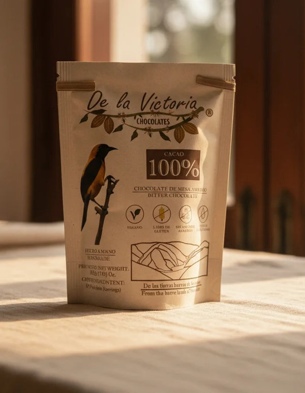 Chocolate de taza 100% cacao (200g) | Intenso y sin azúcar