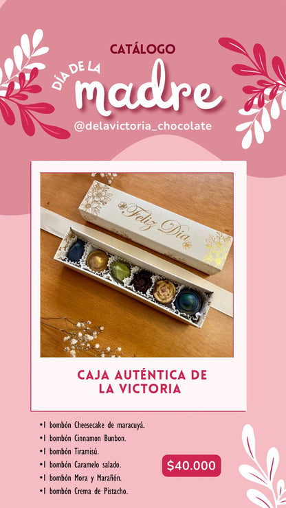 Caja de bombones AUTÉNTICA - De la Victoria chocolates